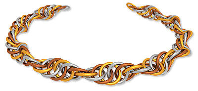 Spiral chainmaille